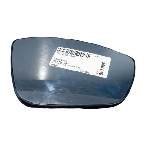 [PRODUIT D'OCCASION] Glace Retroviseur Exterieur D PEUGEOT 208 ♻️ Ref Oe. 1607512280 - Garantie à vie (1/3)