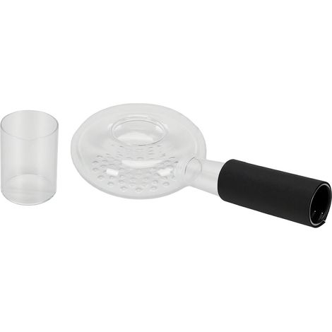 Torréfacteur à grains de café en verre borosilicate résistant à la chaleur outil de torréfaction manuel pour grains, feuilles de thé (1/5)