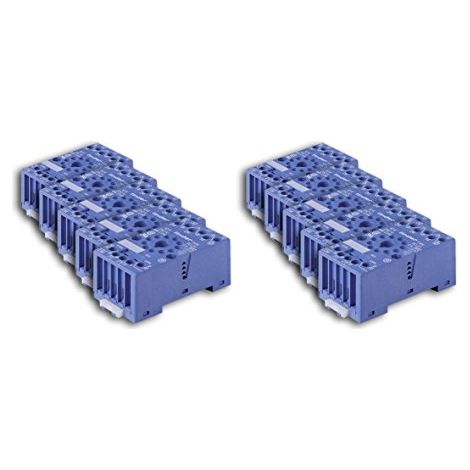 Support 10A 250V pour séries 6013 8802 bleu étrier métal à cage FINDER 9021SMA