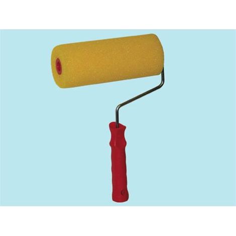 Rullo in resina per pittore colore giallo - Grana grossa cm.20