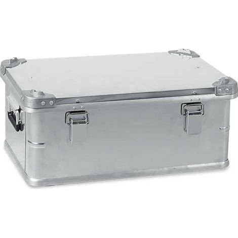 BRB Boîte en aluminium avec pelle - Dimensions : 580 x 380 x 245 mm - 42 l - Résistant à la poussière et aux éclaboussures (1/3)