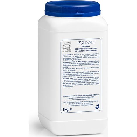 POLISAN Polvere disincrostante da 1 kg, per dosatori in genere PC007