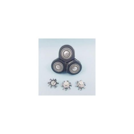 Ersatzscherkopf für Philips Rq10 Arcitec Triple Track 3D Rasierer (kompatibel mit Rq 1085, Rq 1087 und Rq 1090)