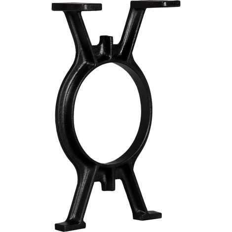 Pied de banc 2 pcs Cadre en O Fonte (1/5)