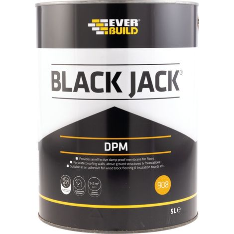 Everbuild Sika Black Jack® 908 D.P.M. 5 litre (1/5)