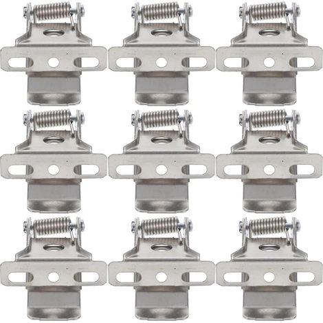 Lot de 20 clips de lumière encastrables pour downlight et panneau LED Clip à ressort pour lampe de panneau de rechange pour rééquiper les spots et la fixation du plafond (1/5)