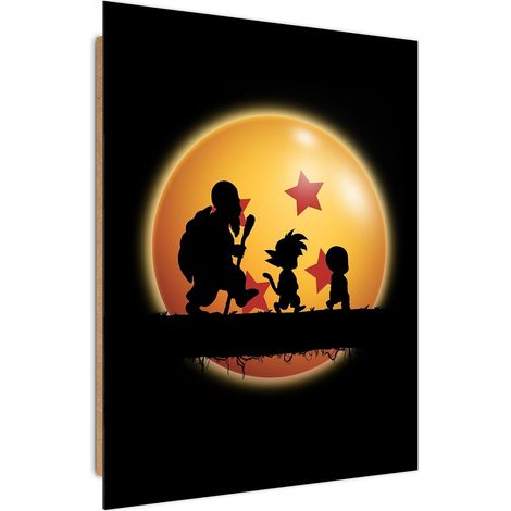 Tableau bois Dragon Ball Hakuna Matata - 70 x 100 cm (1/5)