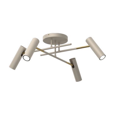 Plafonnier minimaliste Luminex Axion beige 4xGU10 8W