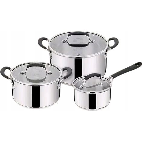 Set di pentole da 6 pezzi in 3 misure di Jamie Oliver by Tefal E318S6 (1/5)