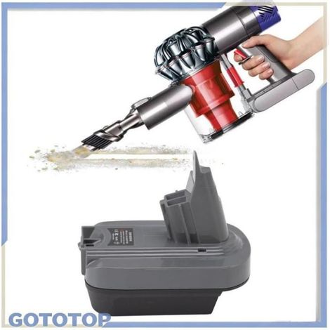 Adaptateur de batterie au lithium Adaptateur de Batterie pour Aspirateur DM18DSV6, Adaptateur electromenager d’aspiration (1/4)