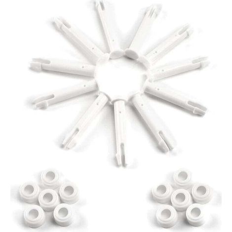 12 Pièces Goupille en Plastique,Pièces Détachées Piscine Intex,Goupille en Plastique Piscine,pour la Plupart des Piscines à Cadre - Piscine Rectangulaire/Ronde (6cm) (1/4)