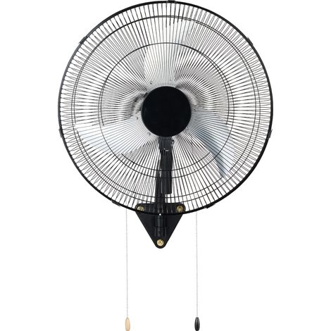 Mophorn 65W Industrieller Wandventilator 57 cm, Oszillierender Lüfter mit 3 Geschwindigkeitsstufen & Einstellbarem Neigungswinkel, Leistungsstarker Ventilator für Werkstatt und Fitnessstudio, Schwarz (1/5)