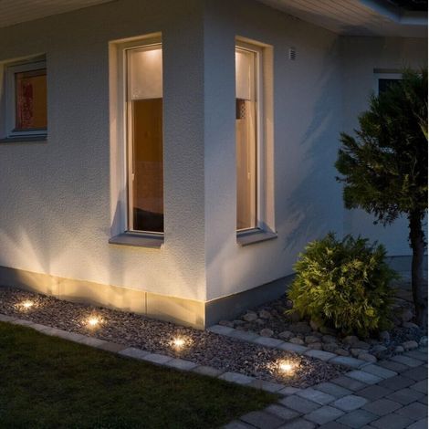Faretto Led Luce Calda Segnapassi A Incasso Calpestabile X Giardino Esterno Ip67 (1/4)