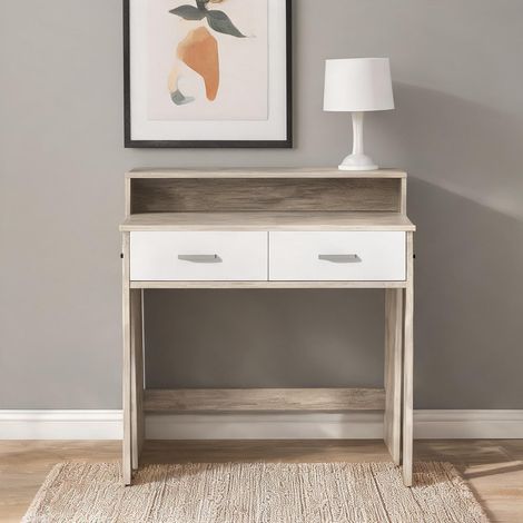 Console roble en melamina de Madera 95 x 35 x 87 cm (1/5)