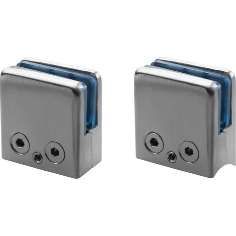Edelstahl Glashalter 44 x 46 mm
