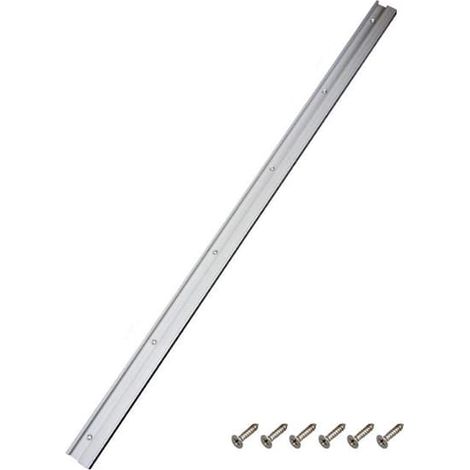 Rail de guidage pour menuiserie à rainure en T, stable et durable, type 45, en alliage d'aluminium. (1/5)