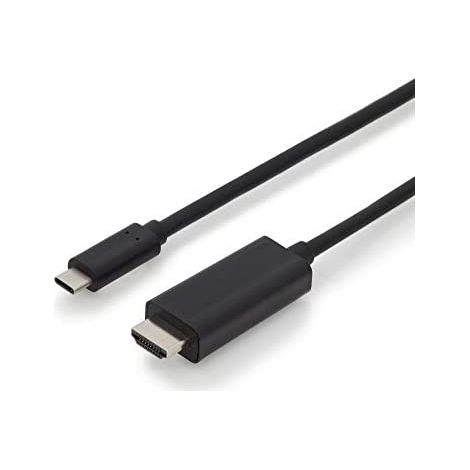 Digitus Cable adaptador USB tipo C a HDMI AM/M, 5 m, 4K/60 Hz, 18 GB, CE, negro (1/5)