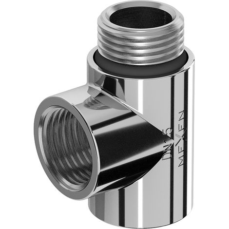 Mexen Uni-Term T-Stück für elektrische Heizung, Chrom - W906-000-01 (1/2)