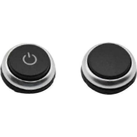 Lot de 2 boutons de réglage de climatisation automobile (référence 61319393931) pour BMW Série 5, 7, X5, X6, F10, F07, F02, F15 et F16