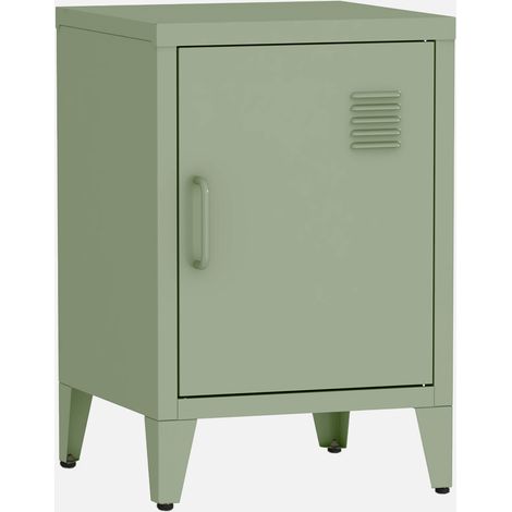 Mesita de estilo industrial con 1 puerta