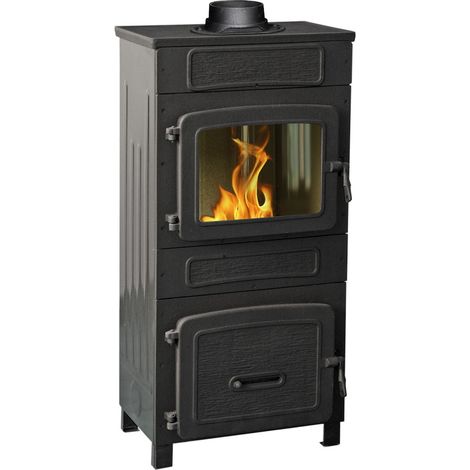 Raumheizer Typ10981F-WO schwarz Fenst. Ob.Ansch. 8kW