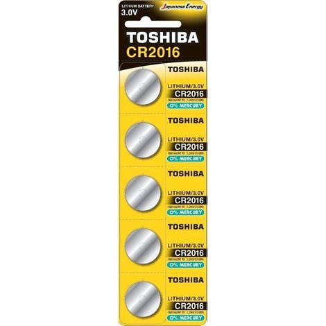 Toshiba cr2016 pw bp-5 Haushaltsbatterie Lithium-Einwegbatterie