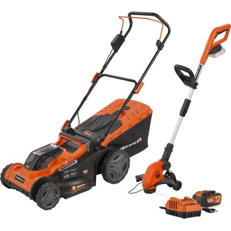 Powerplus Dual Power Jeu d'outils de jardin POWDPG75569 - brushless 2 items - incl. batterie 2x20V 5.0/2.5Ah et chargeur - 1 acc.