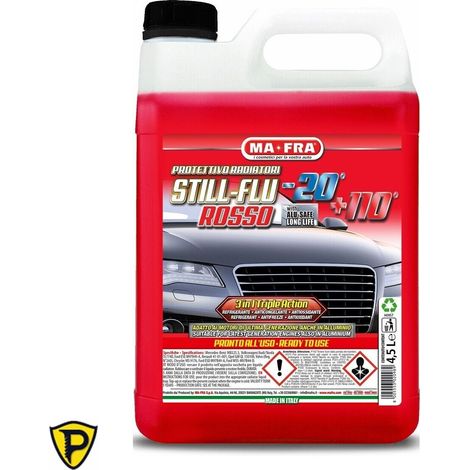 Liquido Radiatore Rosso MA-FRA protettivo antigelo anticorrosione -20 - 4,5 L (1/2)