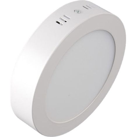 Faretto LED da incasso da 6W 6500K con superficie rotonda in acciaio. Faretti e plafoniere a LED.