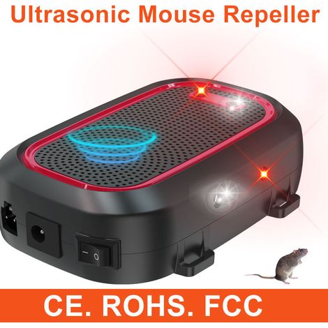 Ultrasonic rodent repellent – Keeps mice and squirrels away from garages and vehicles – Coverage up to 30 m² – Easy installation