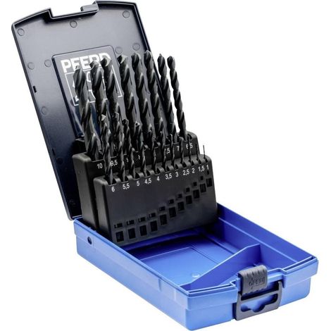 Set de brocas en espiral de caballo Set SPB DIN 338 HSSG N 1-10STEEL 19