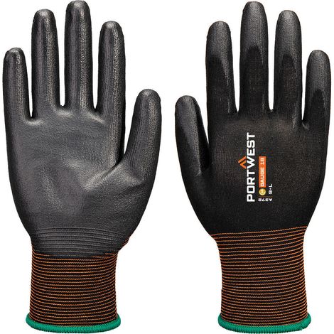 Guanto Gp Grip 18 Pu - Taglia S - Nero - Portwest