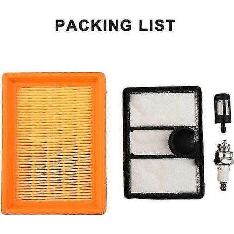 Kit de remplacement de filtre à air et de bougie d'allumage pour tronçonneuses STIHL TS700 et TS800 (Édition 0827) (1/4)