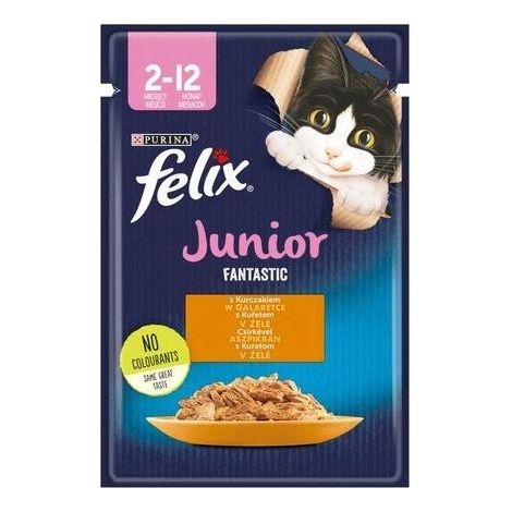 Katzenfutter Felix Fantastic Junior Huhn 85 g (1/5)