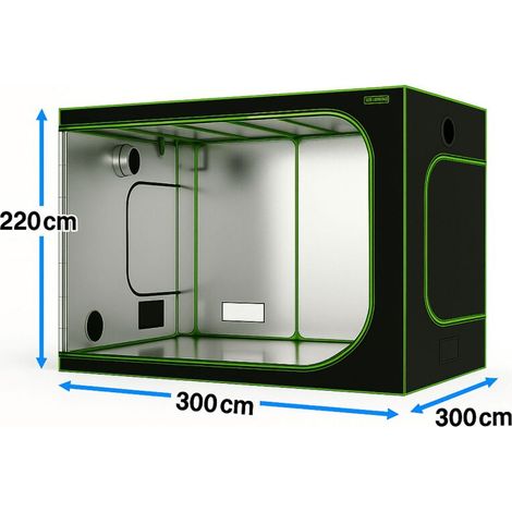 Dark Box Grow Zelt 300x300x220 cm XXL - Indoor Growbox (1/5)