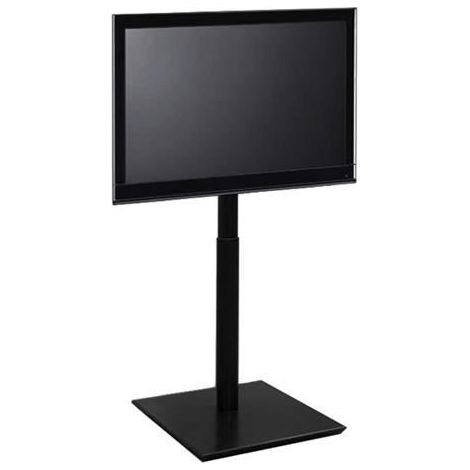 TV-Möbel - L&C Handy Spring - Schwarz - Verstellbar - Robuste Räder - 32 bis 50 Zoll