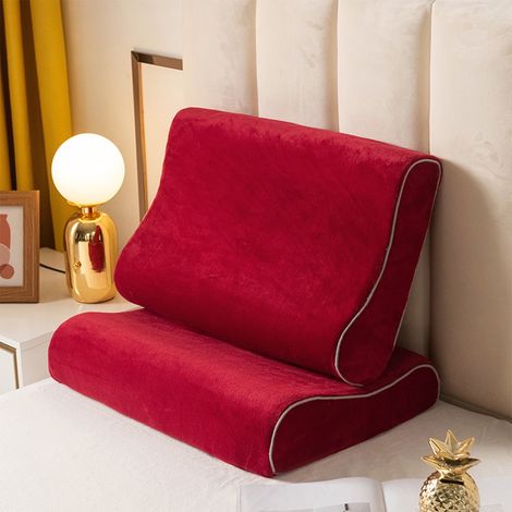 Taie D Oreiller - Velours Lait - 60 x 40 cm - Pour Coussin Cervical Memoire - 1 Unite (1/5)