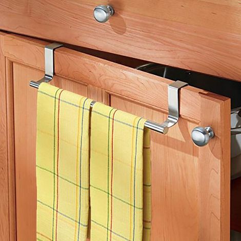 Barre À Essuie-Tout Sur Porte - 14 Pouces - Acier Inoxydable - Pour Cuisine Salle De Bain Armoire (1/5)