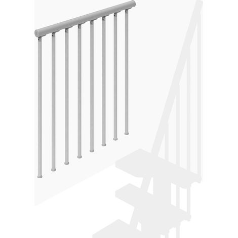 Balustrade avec colonnes vertical (Modèle Tube) - Longueur 100 cm -