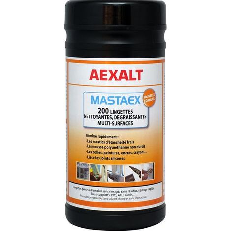 NET'PVC LINGETTES - Lingettes dégraissantes - 200 lingettes - AEXALT - LM490 (1/3)