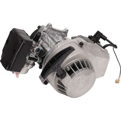 Moteur 2 temps 49 cm3 à démarrage manuel, haute efficacité et puissance, pour mini-motos tout-terrain, quads et VTT. (1/5)