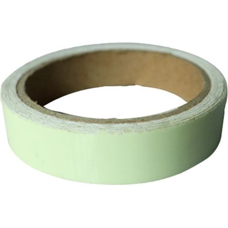 Ruban adhésif fluorescent de sécurité lumineux amovible (1/4)