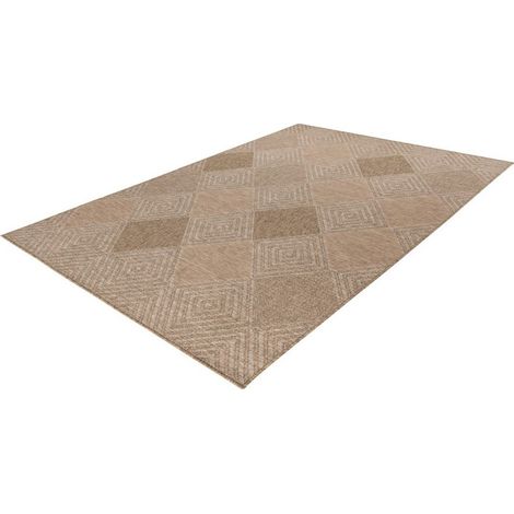 Alfombra 170x120cm, diseño C403A color natural - Confort y elegancia para tu interior.