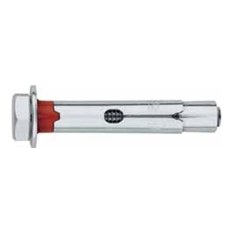 Taco Tornillo Hexagonal Antigiro 10X100Mm Ø 12 Metal Cincado Ch 50 Pz