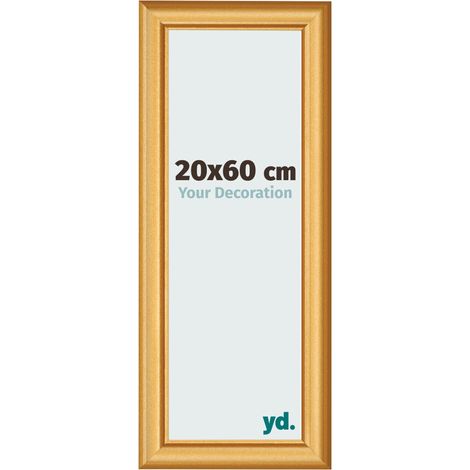yd. - Cadre photo 20x60 - Or Mat - MDF - Lazio