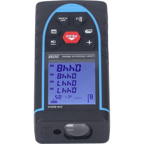 Télémètre Laser Numérique Précision Élevée Portable Infrarouge Mesure de Distance 50M avec Batterie Intégrée SW M50A (1/5)
