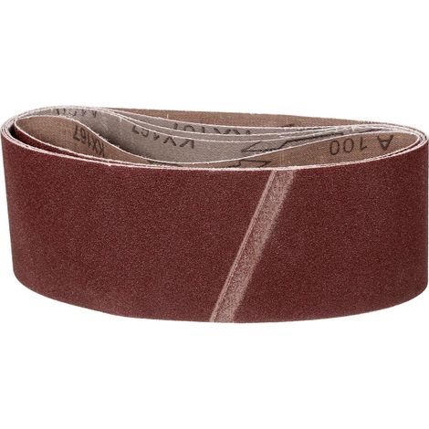 5 Pcs 64mm x 356mm Bande De Ponçage 100 Grain Bande D’Affûtage (1/5)