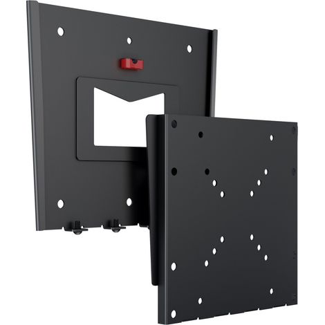 Multibrackets Supporto TV Parete Fisso Nero VESA 200x200 per Schermi 15-40 Pollici (1/4)