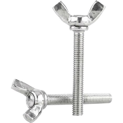 Stück Beutel 304 Edelstahl Flügel-Schmetterlingsschrauben Flügelbolzen Maschinenbefestigungselement (M5  40 mm)
