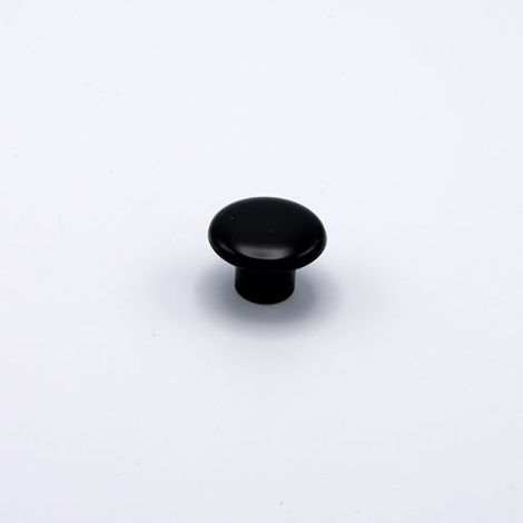 Pomello Piccolo per mobili Laccato Nero diametro 32 mm in Pvc